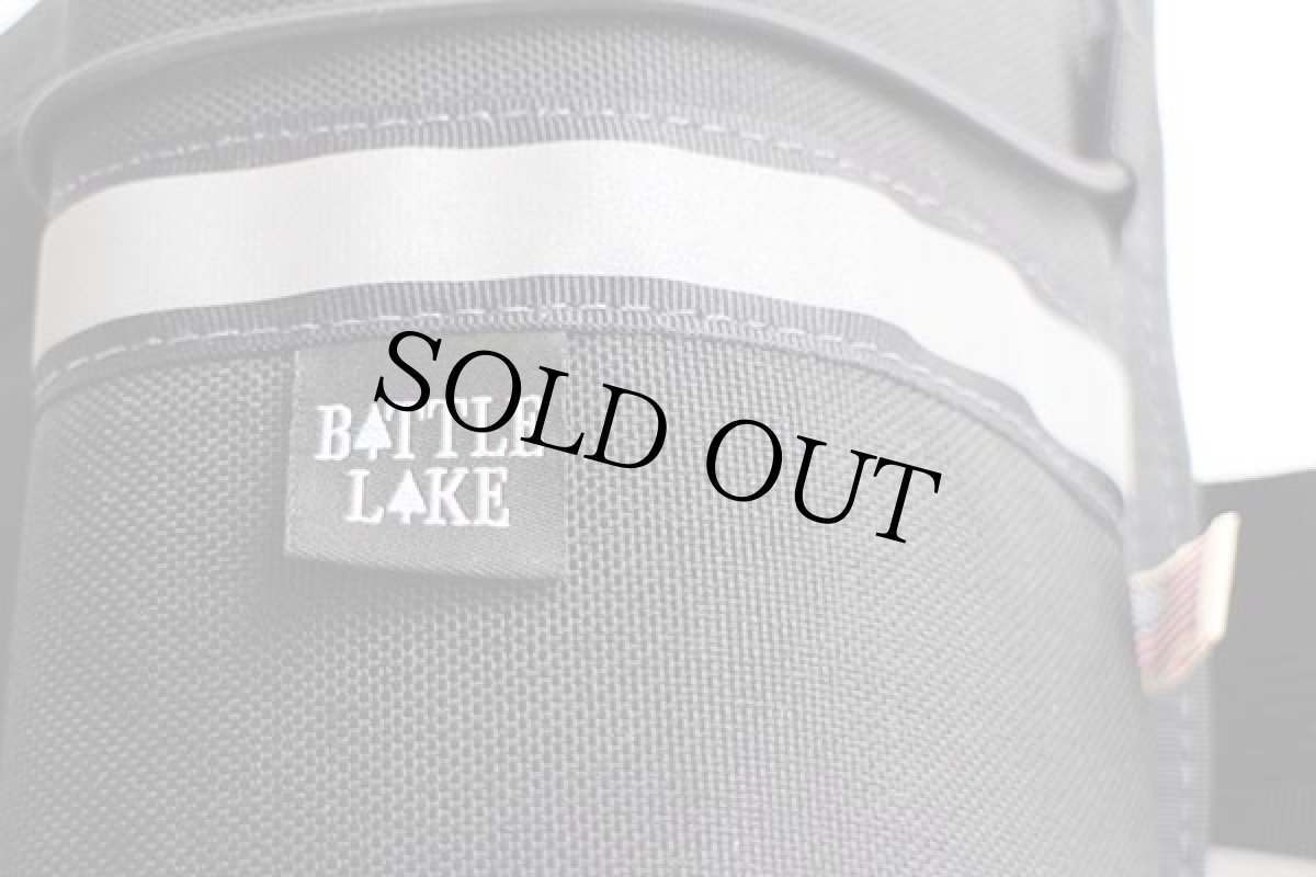 画像3: USA製 BATTLE LAKE ナイロン ボトルホルダー ウエストバッグ 黒 (3)