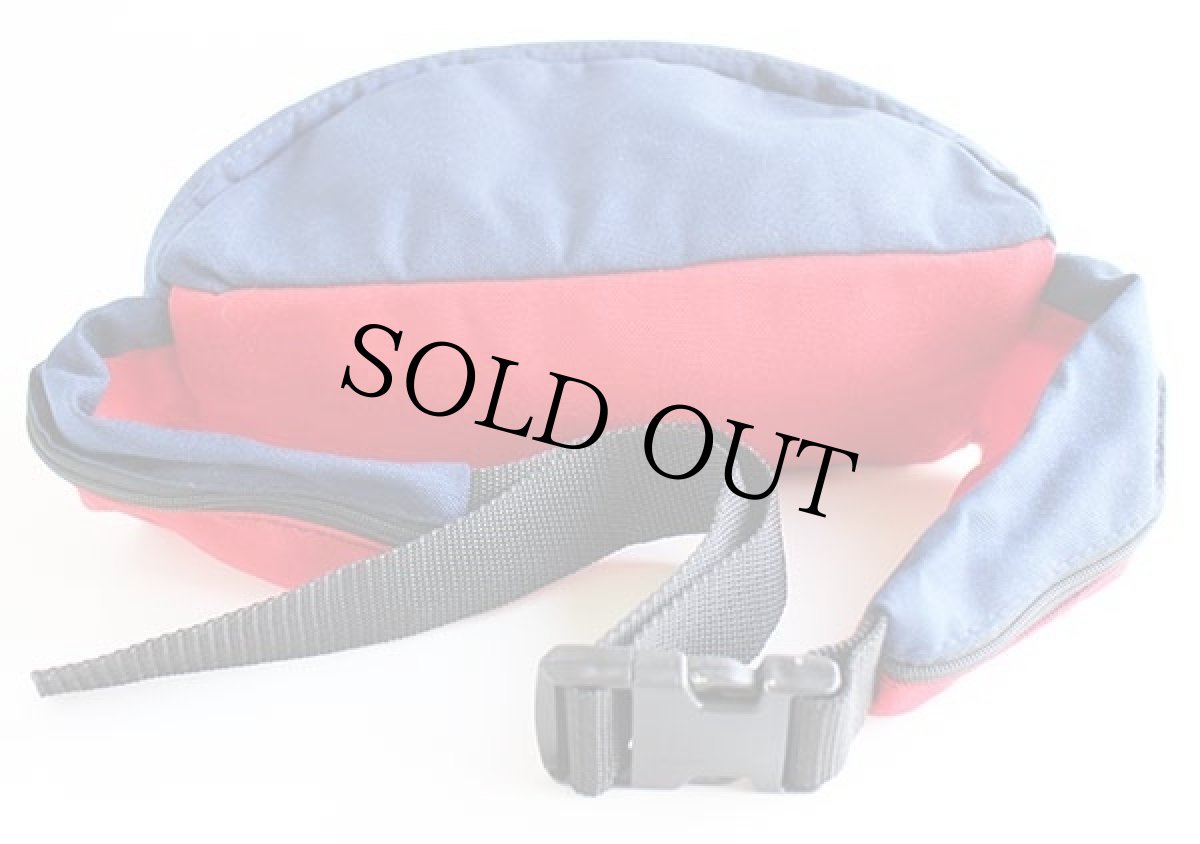 画像2: 80s USA製 OUTDOOR PRODUCTSアウトドアプロダクツ ツートン ナイロン ウエストバッグ (2)