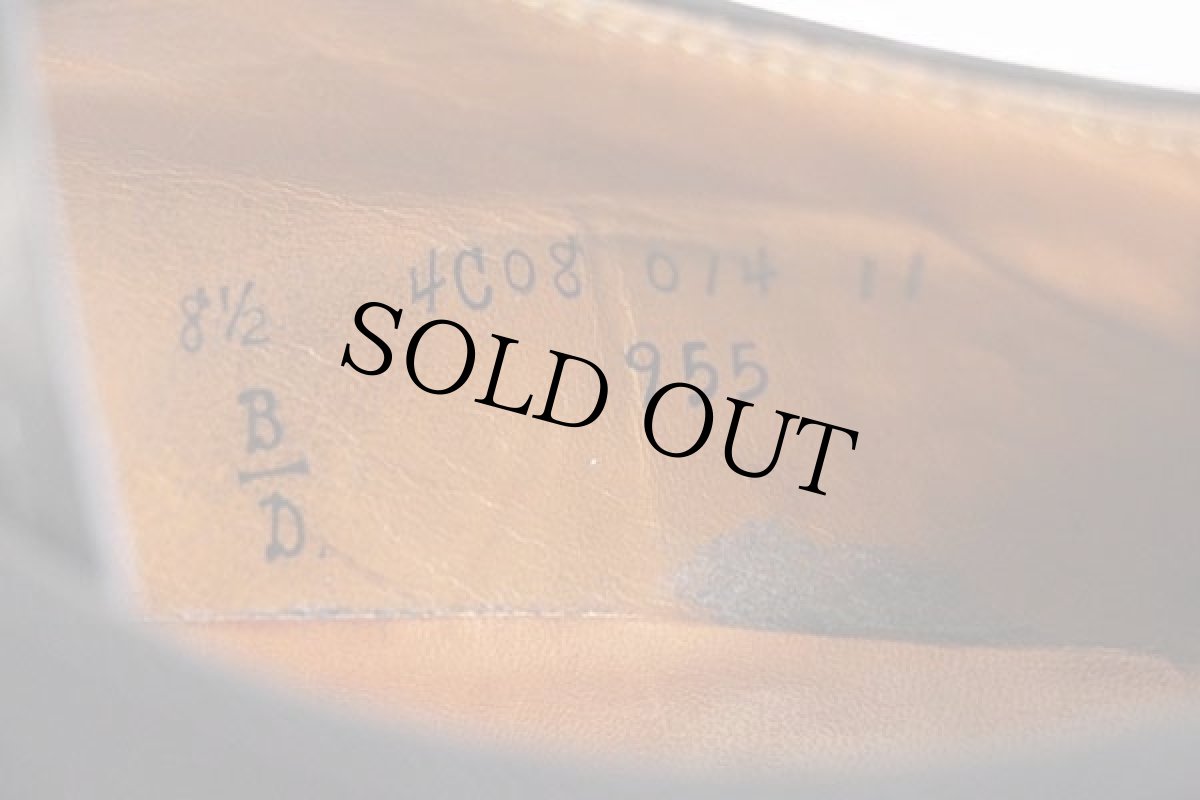 画像6: Aldenオールデン シングル モンクストラップ レザーシューズ 黒 8.5★革靴 (6)