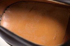 画像6: 60s Sears Gold Bond プレーントゥ レザーシューズ バーガンディ 8.5EE★革靴 (6)