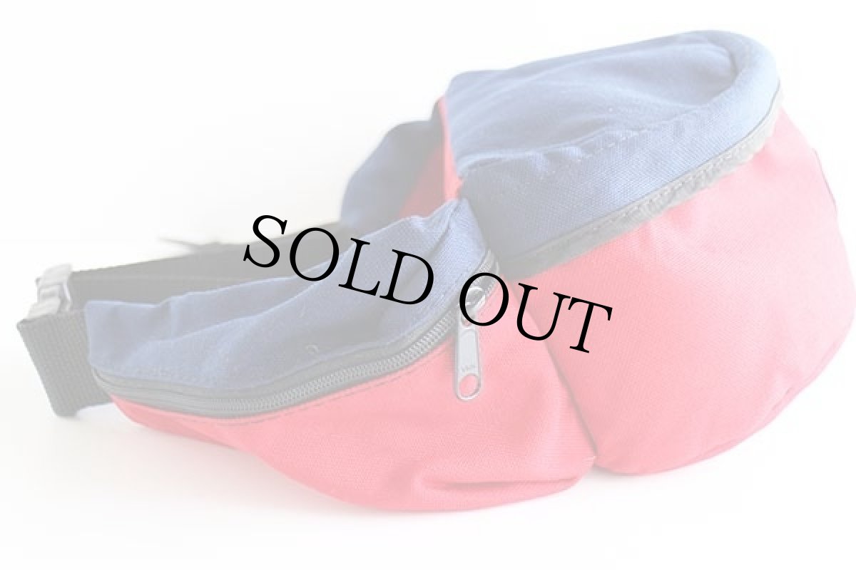 画像3: 80s USA製 OUTDOOR PRODUCTSアウトドアプロダクツ ツートン ナイロン ウエストバッグ (3)