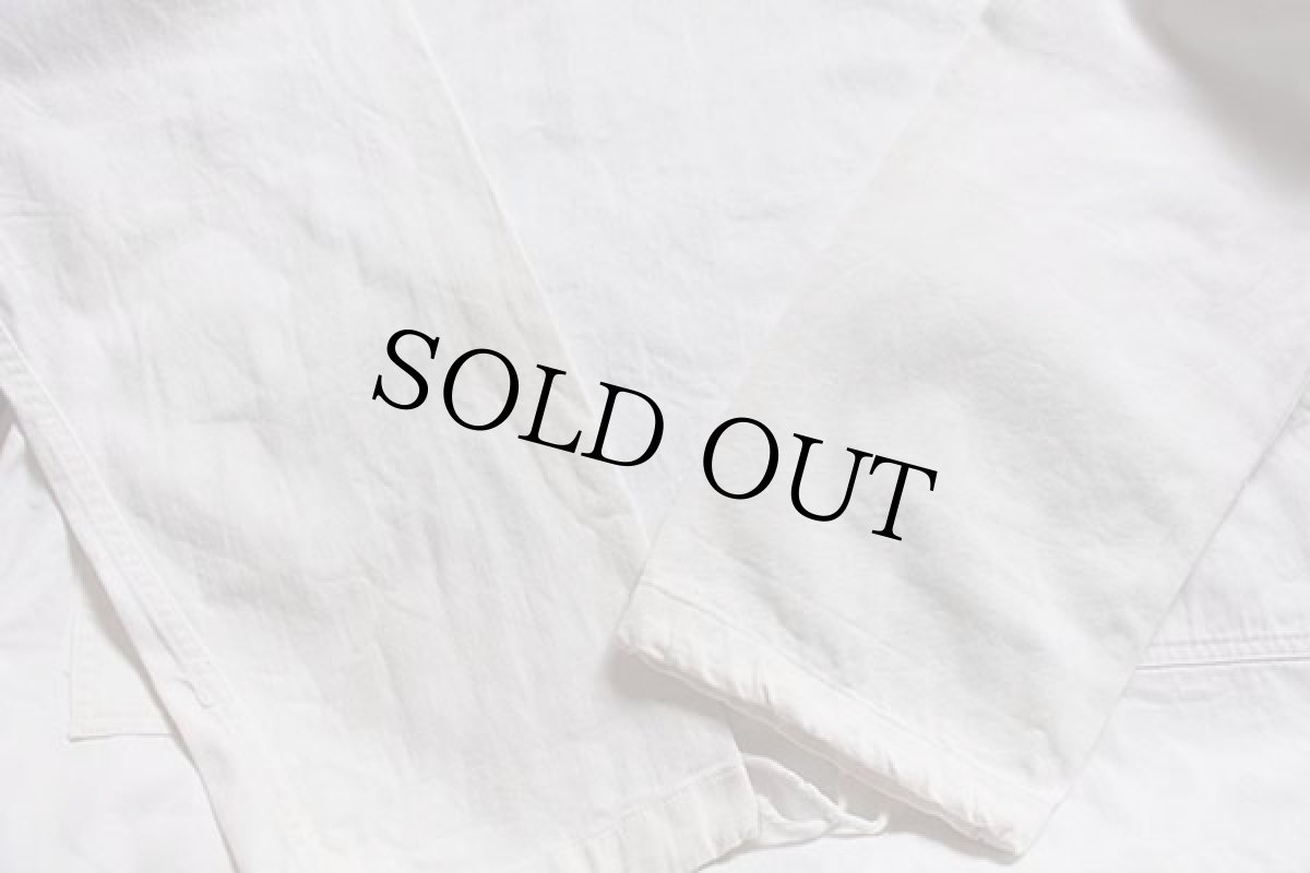 画像8: 40s 米軍 U.S.NAVY コットン サルベージパーカー 生成り 2 (8)