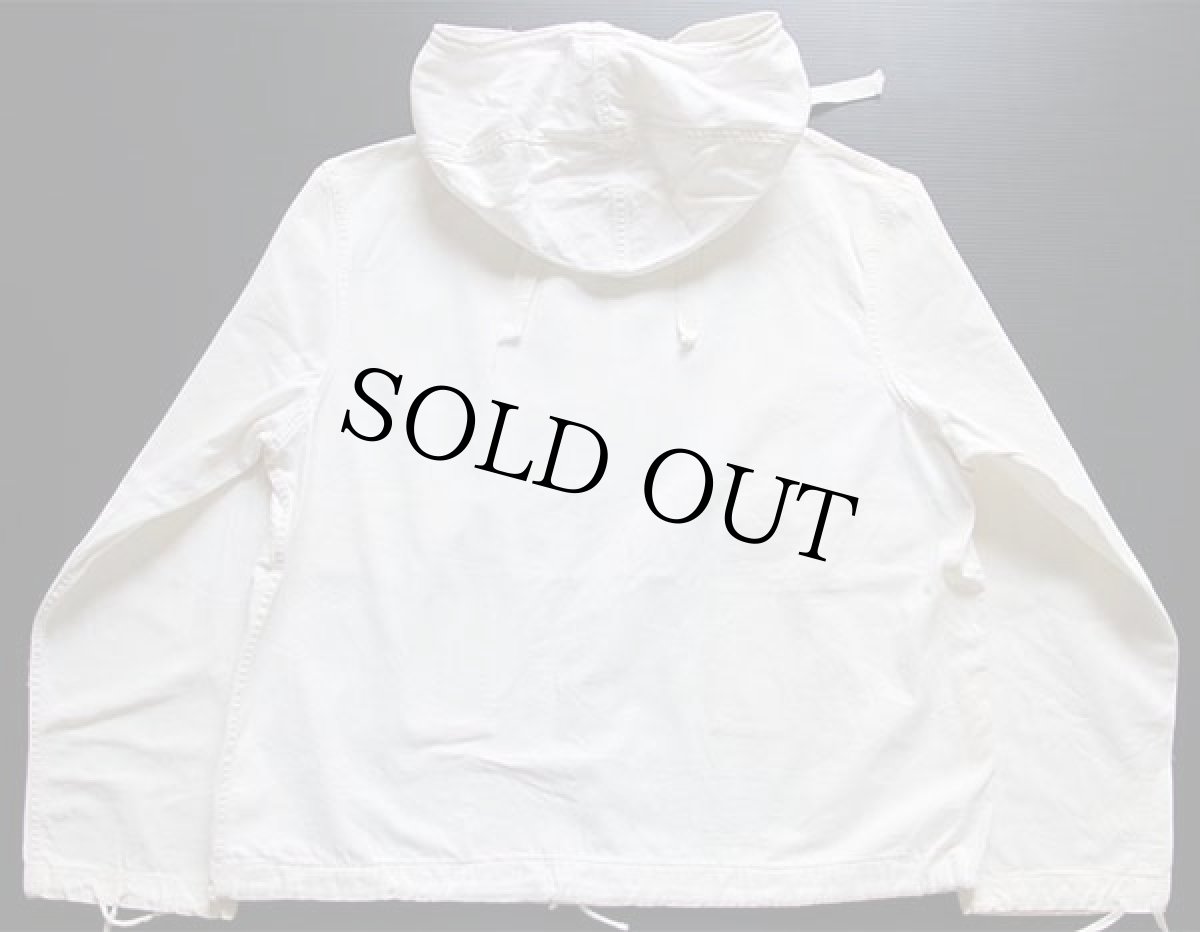 画像2: 40s 米軍 U.S.NAVY コットン サルベージパーカー 生成り 2 (2)