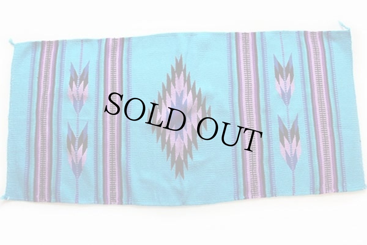 画像2: メキシコ製 ネイティブ柄 ラグ マット (2)