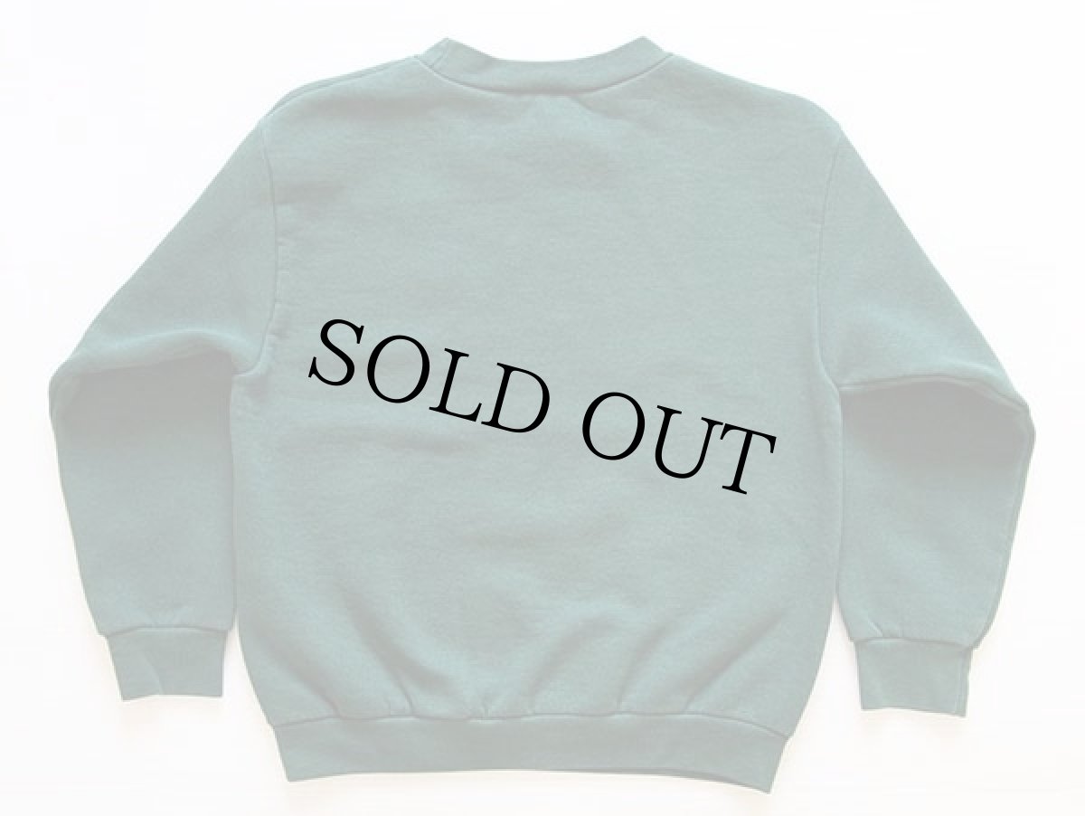 画像2: 90s USA製 NIKEナイキ スウッシュ ワンポイント スウェット 緑 キッズS (2)