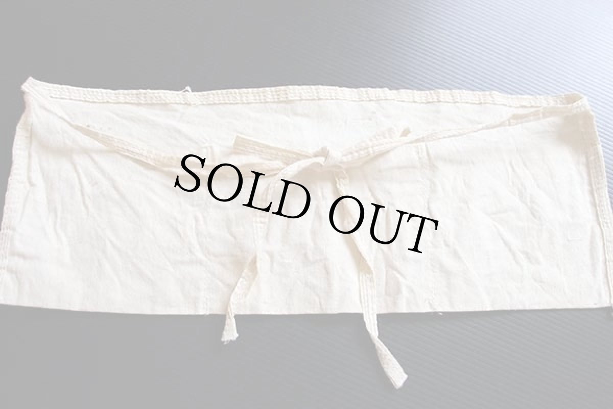 画像2: ビンテージ Coors ロゴ キャンバス ワークエプロン 生成り★前掛け (2)