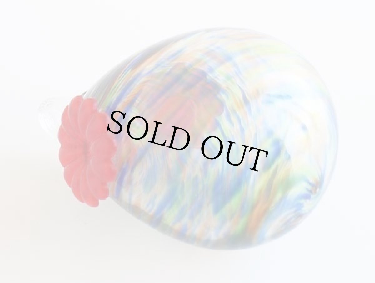 画像2: マーブル模様 ガラス細工 吊り下げ 花瓶★植木鉢 (2)