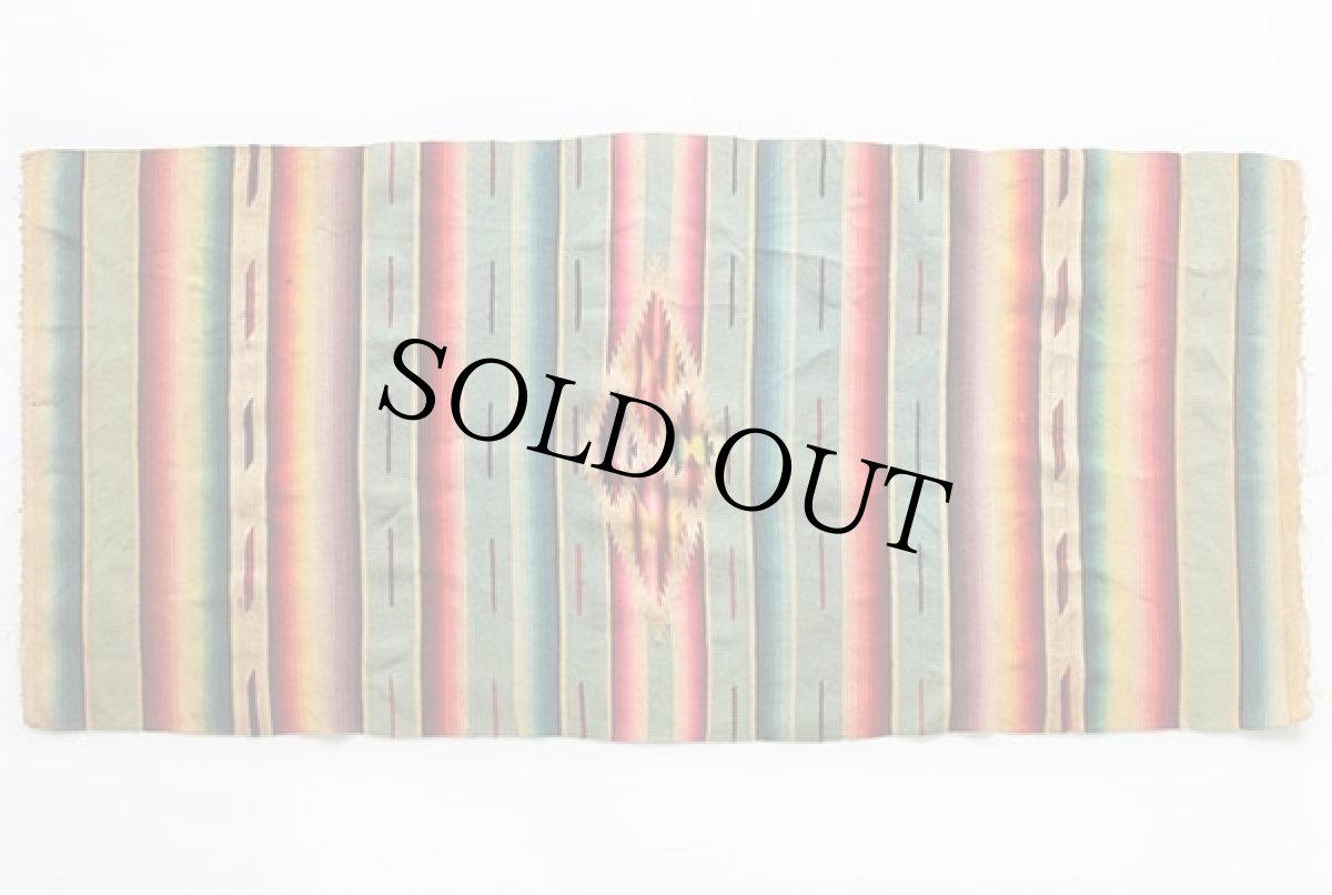 画像2: ビンテージ メキシカン ラグ サラペ (2)