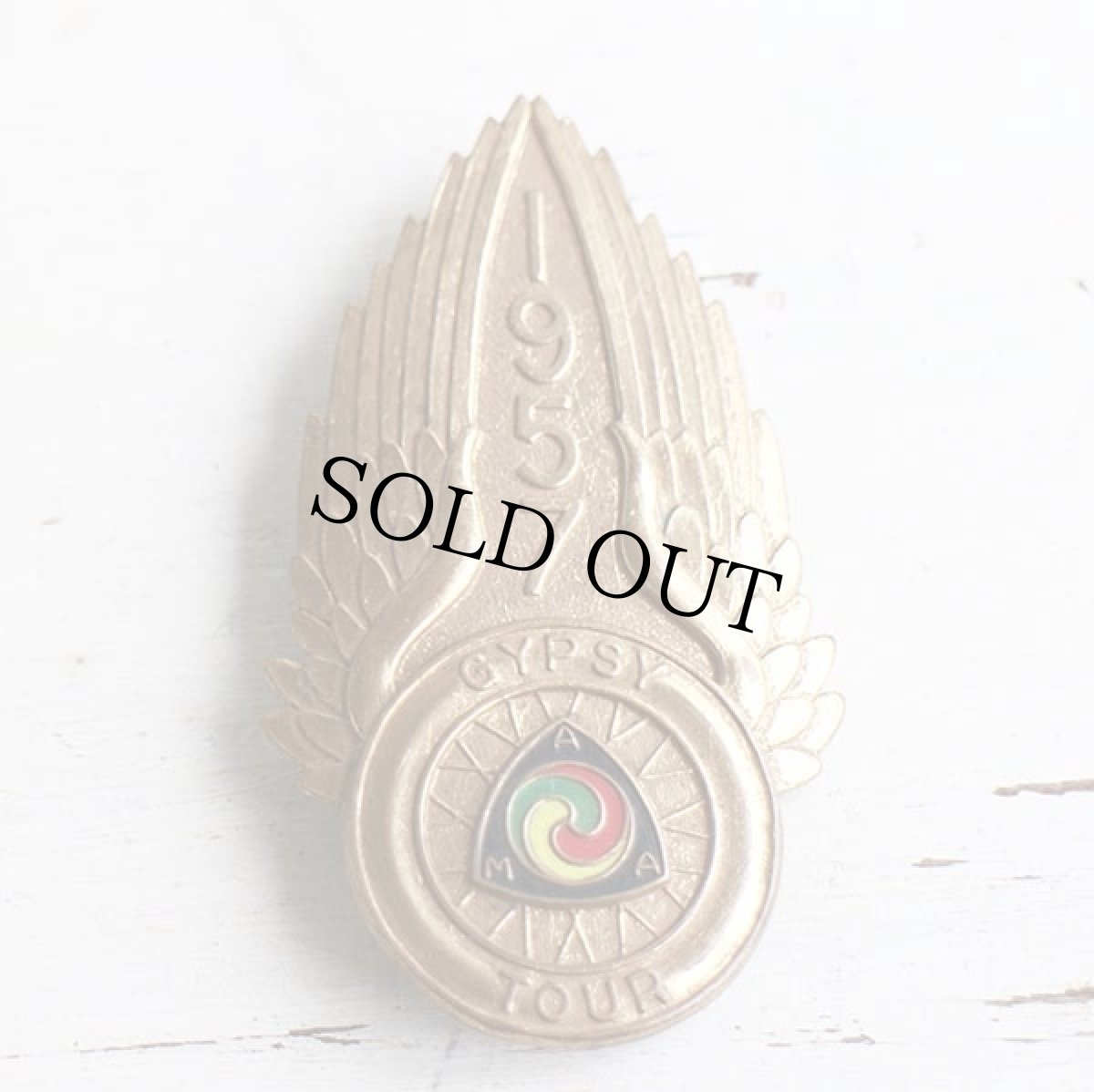 画像2: 50s 1957 AMA GYPSY TOUR ピンズ★ピンバッジ (2)