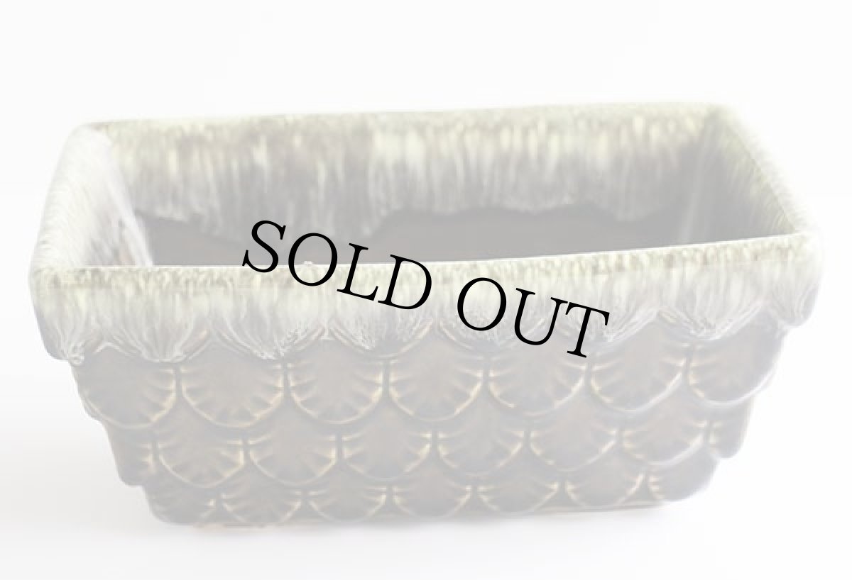 画像2: ビンテージ hull U.S.A. セラミック プランター A4★植木鉢 (2)