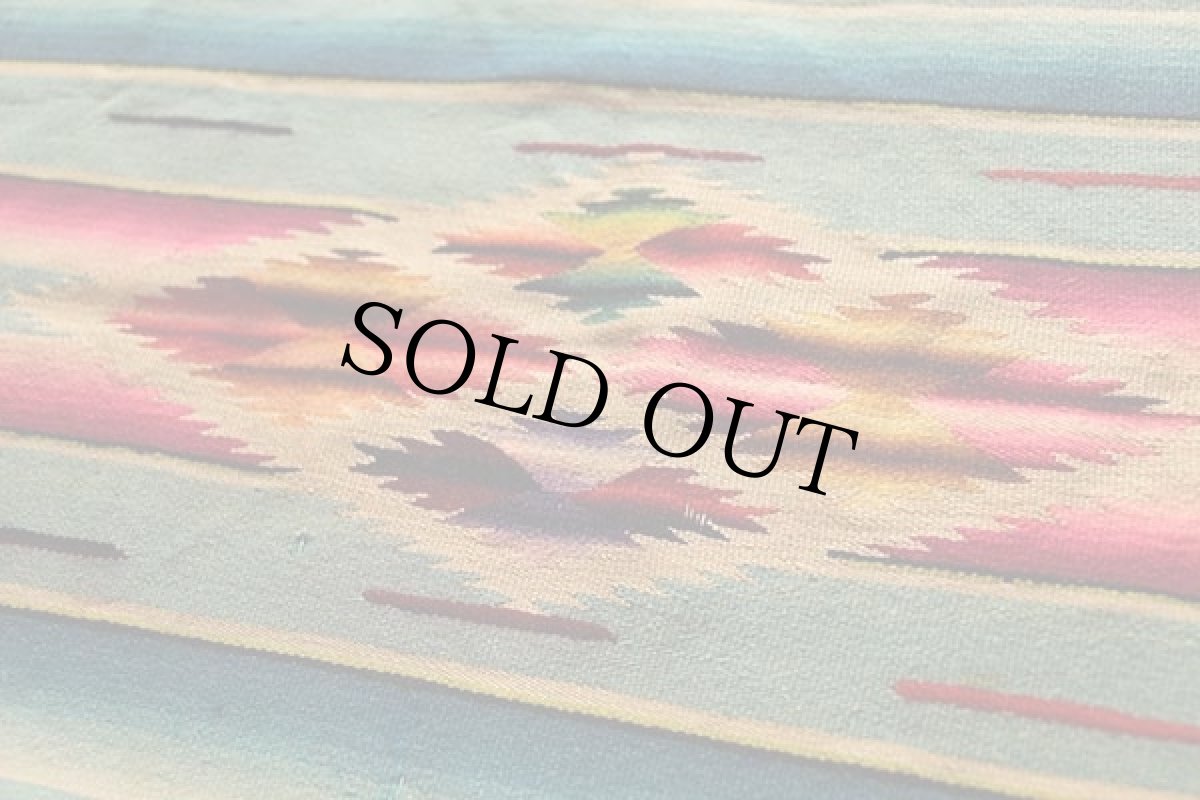 画像3: ビンテージ メキシカン ラグ サラペ (3)