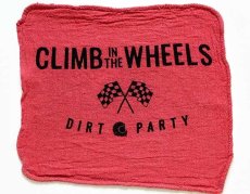 画像2: 新品★CLIMB IN THE WHEELS DIRT PARTY ウエス 赤 (2)