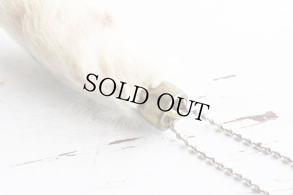 画像3: ビンテージ LUCKEY CHARMラッキーチャーム ラビットフット 白 (3)