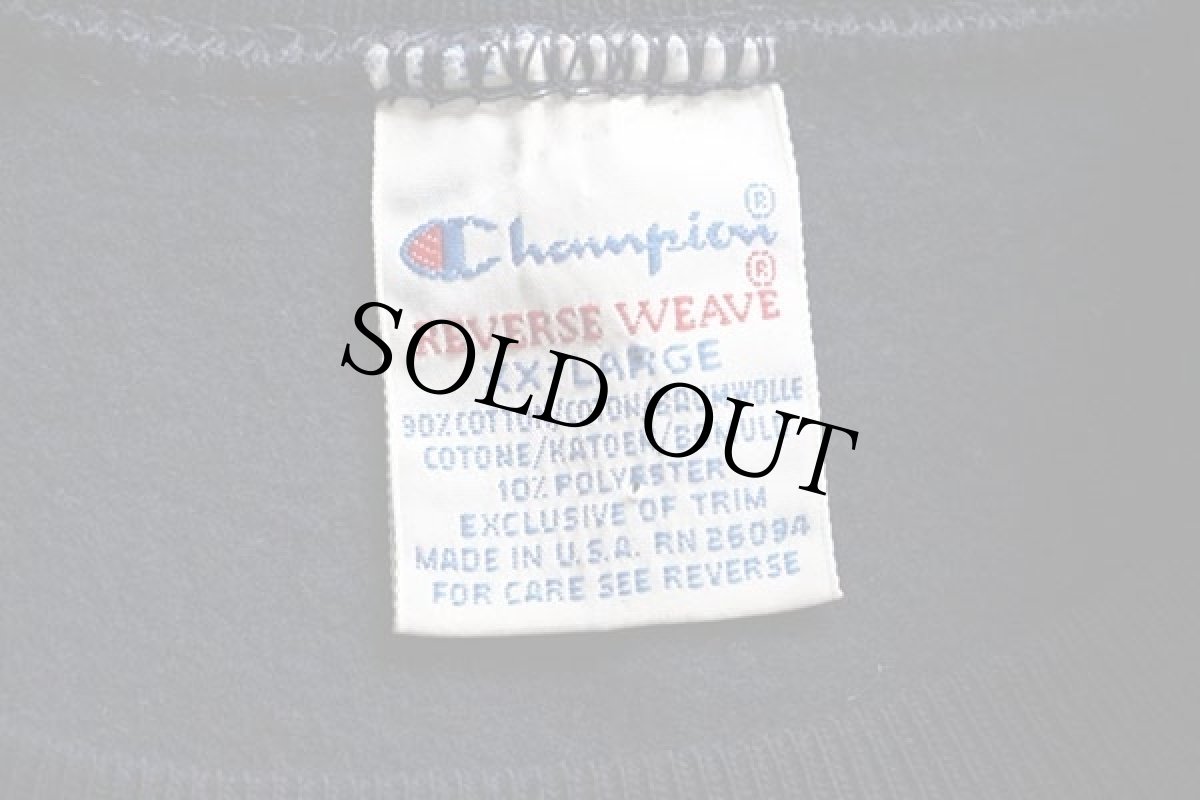 画像5: デッドストック★90s USA製 Championチャンピオン MICHIGAN リバースウィーブ スウェット 紺 XXL (5)