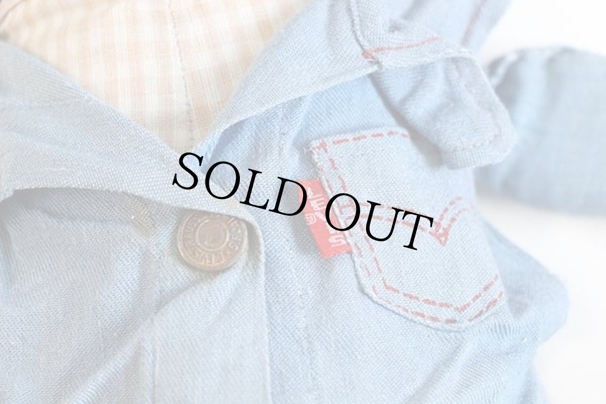 画像5: 70s LEVI'Sリーバイス BIGE デニム ラグドール ボロ★ぬいぐるみ (5)