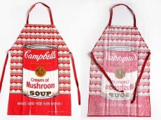 画像2: 80s Campbell's SOUP キャンベル スープ 総柄 エプロン★アンディウォーホル (2)