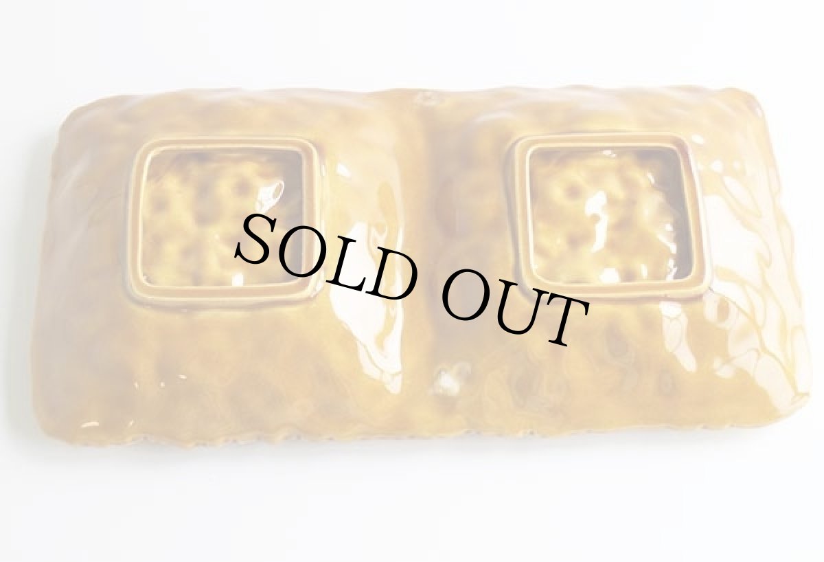 画像3: ビンテージ フラワー柄 セラミック プレート★小物入れ (3)