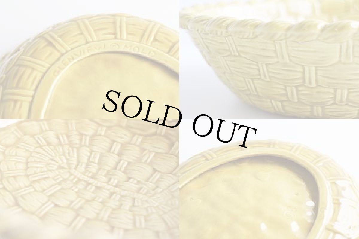 画像4: ビンテージ GLENVIEW MOLD セラミック フルーツバスケット★小物入れ (4)