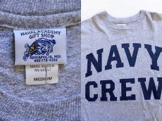 画像3: USA製 The Cotton Exchange NAVY CREW Tシャツ 杢グレー M (3)