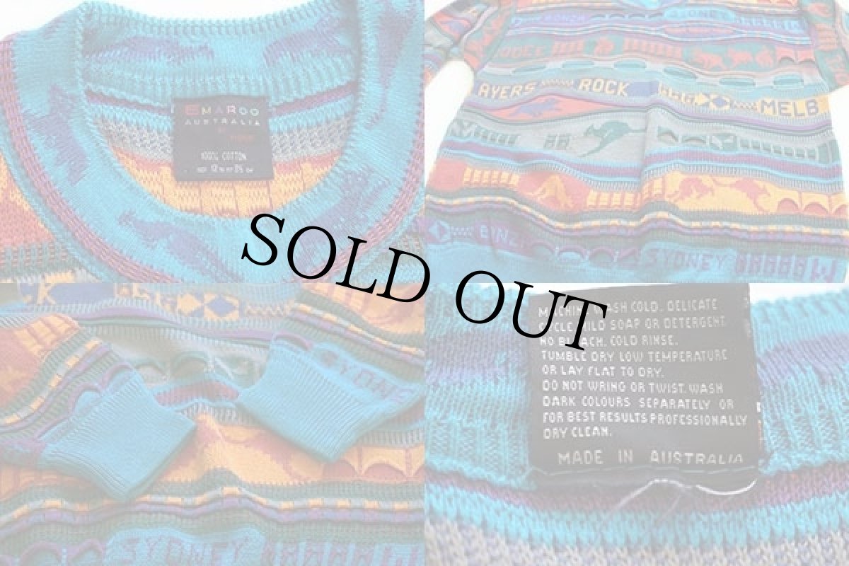 画像3: オーストラリア製 EMAROO 3D 立体編み コットンニットセーター 12 (3)