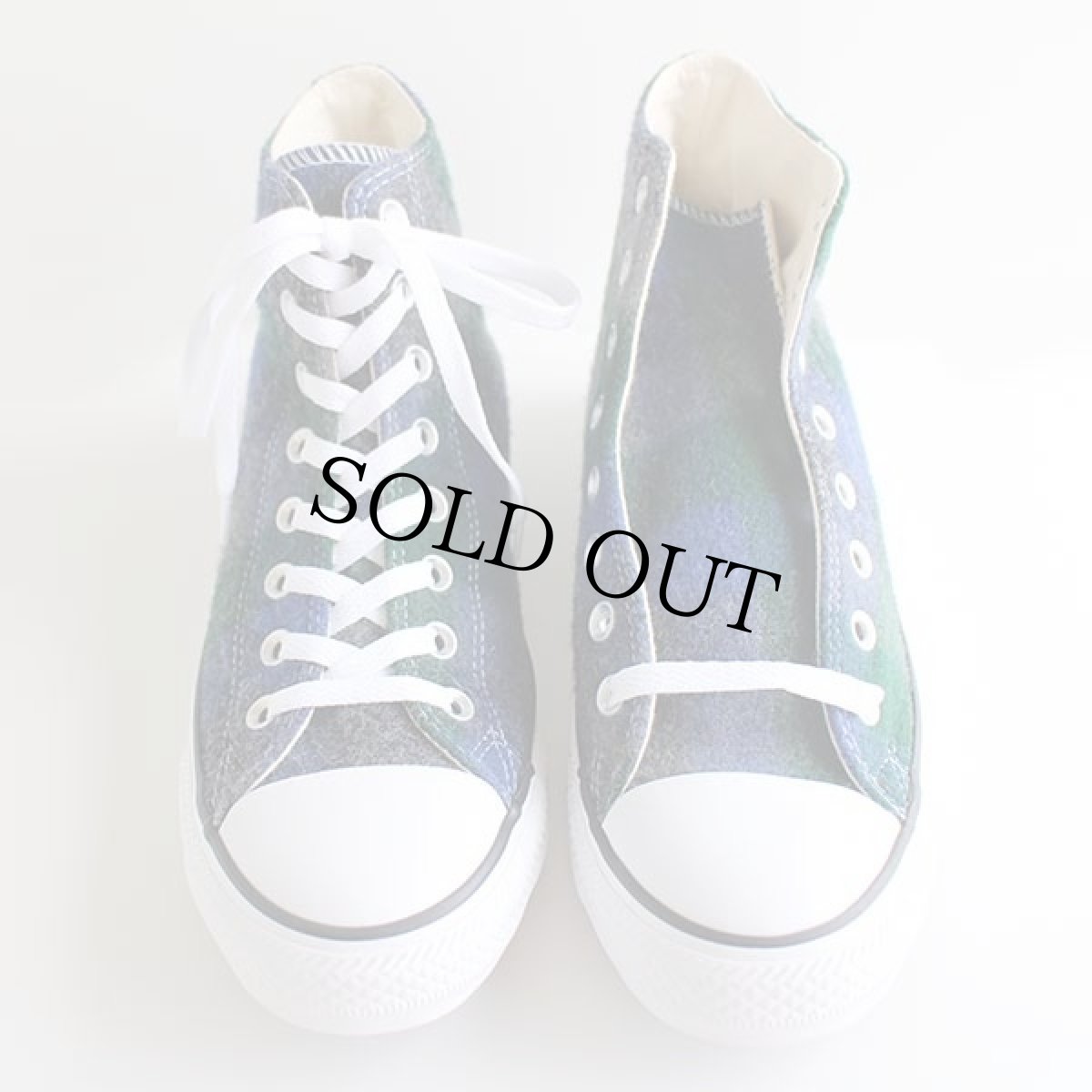 画像3: 未使用★CONVERSEコンバース ALLSTARオールスター HI ウール ブロックチェック 8 (3)