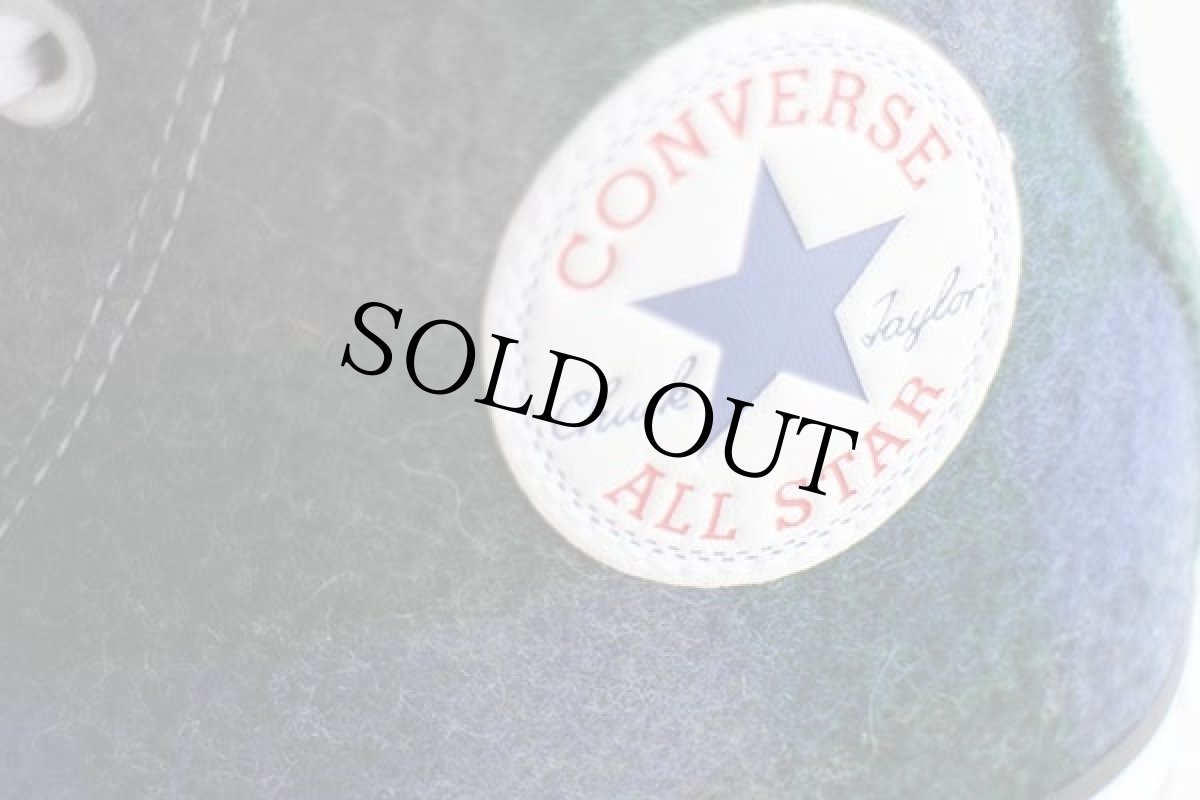 画像6: 未使用★CONVERSEコンバース ALLSTARオールスター HI ウール ブロックチェック 8 (6)