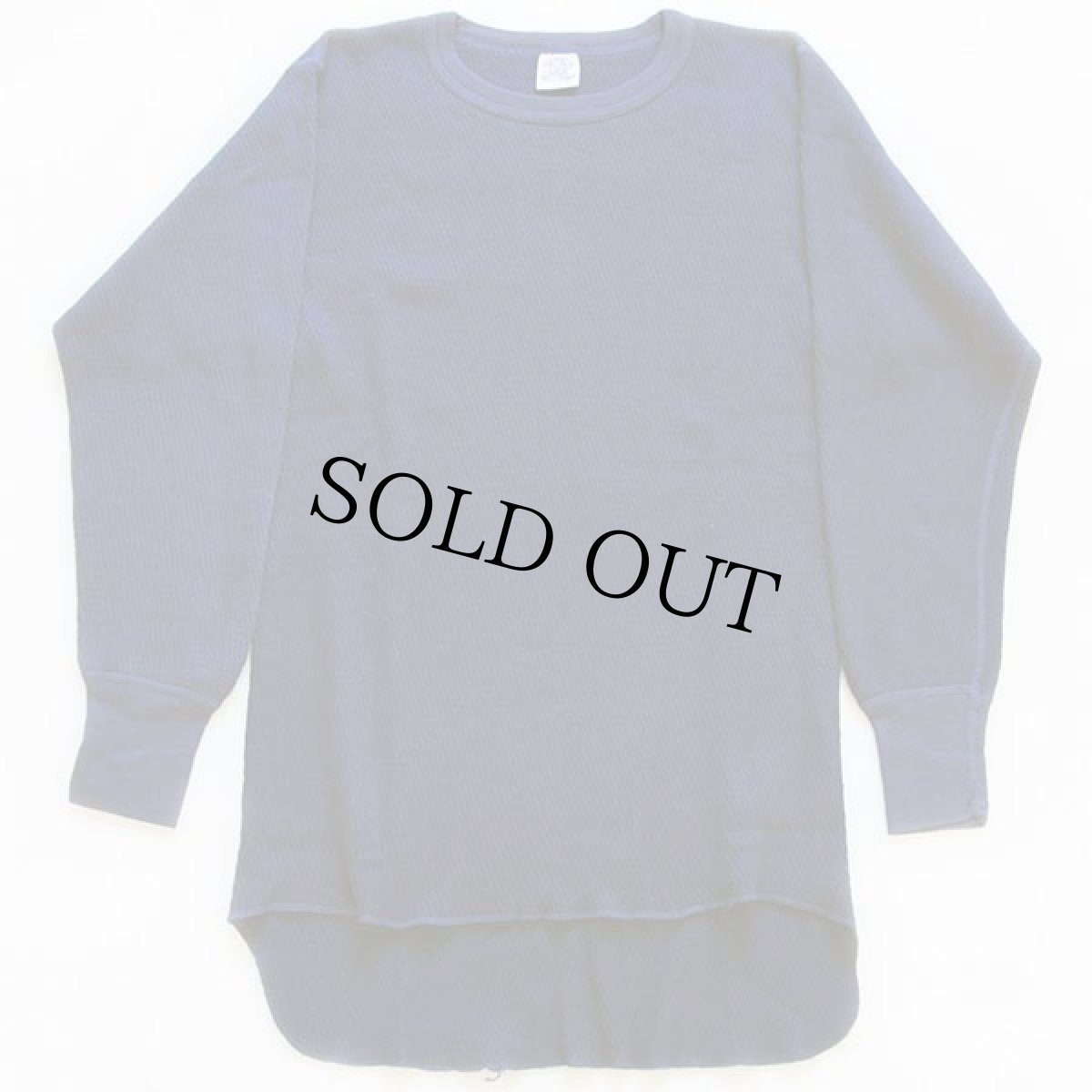 画像2: 80s USA製 J.E.MORGAN ARCTEX 2レイヤー サーマルシャツ 紺 L (2)