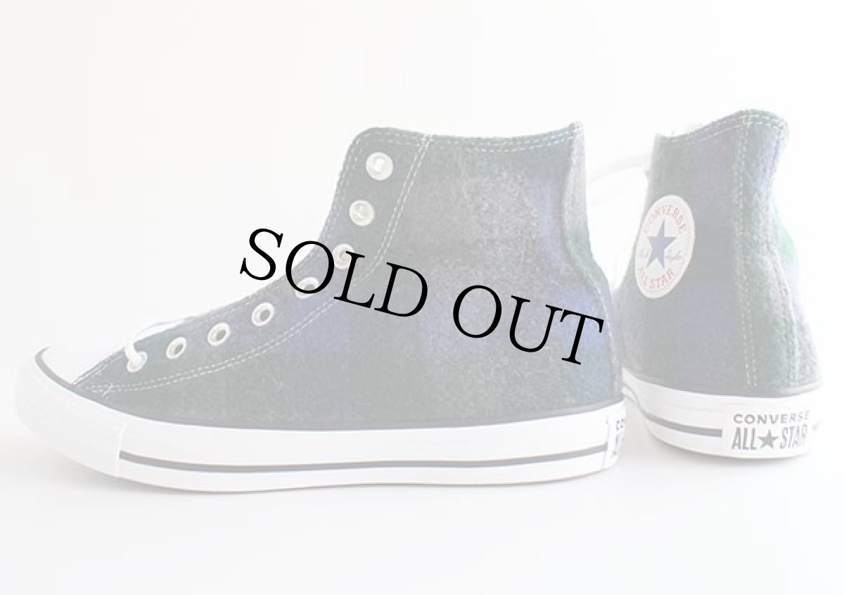 画像2: 未使用★CONVERSEコンバース ALLSTARオールスター HI ウール ブロックチェック 8 (2)