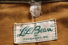 画像4: 70s L.L.Bean 筆記体タグ ダック地 ハンティングジャケット カーキ (4)