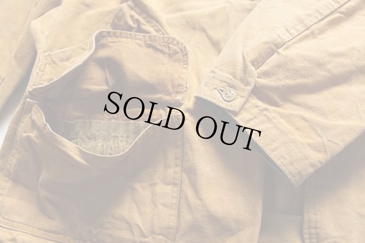 画像7: 70s L.L.Bean 筆記体タグ ダック地 ハンティングジャケット カーキ (7)