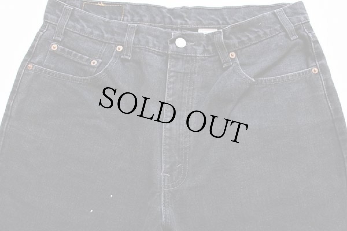 画像2: 90s カナダ製 Levi'sリーバイス 550 ブラック デニムパンツ w36 L30 (2)