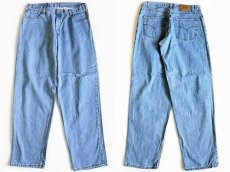 画像1: 00s USA製 Levi'sリーバイス 570 BAGGY FIT デニムパンツ w36 L34 (1)