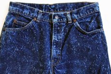 画像2: 80s USA製 Levi'sリーバイス 550 ギャラクティックウォッシュ デニムパンツ w31 L30★ブリーチ (2)