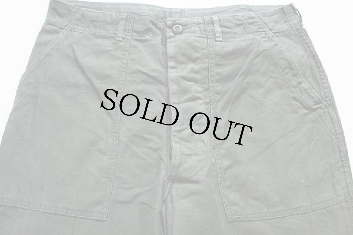 画像2: 60s 米軍 U.S.ARMY ユーティリティ ベイカーパンツ w34 L29 (2)