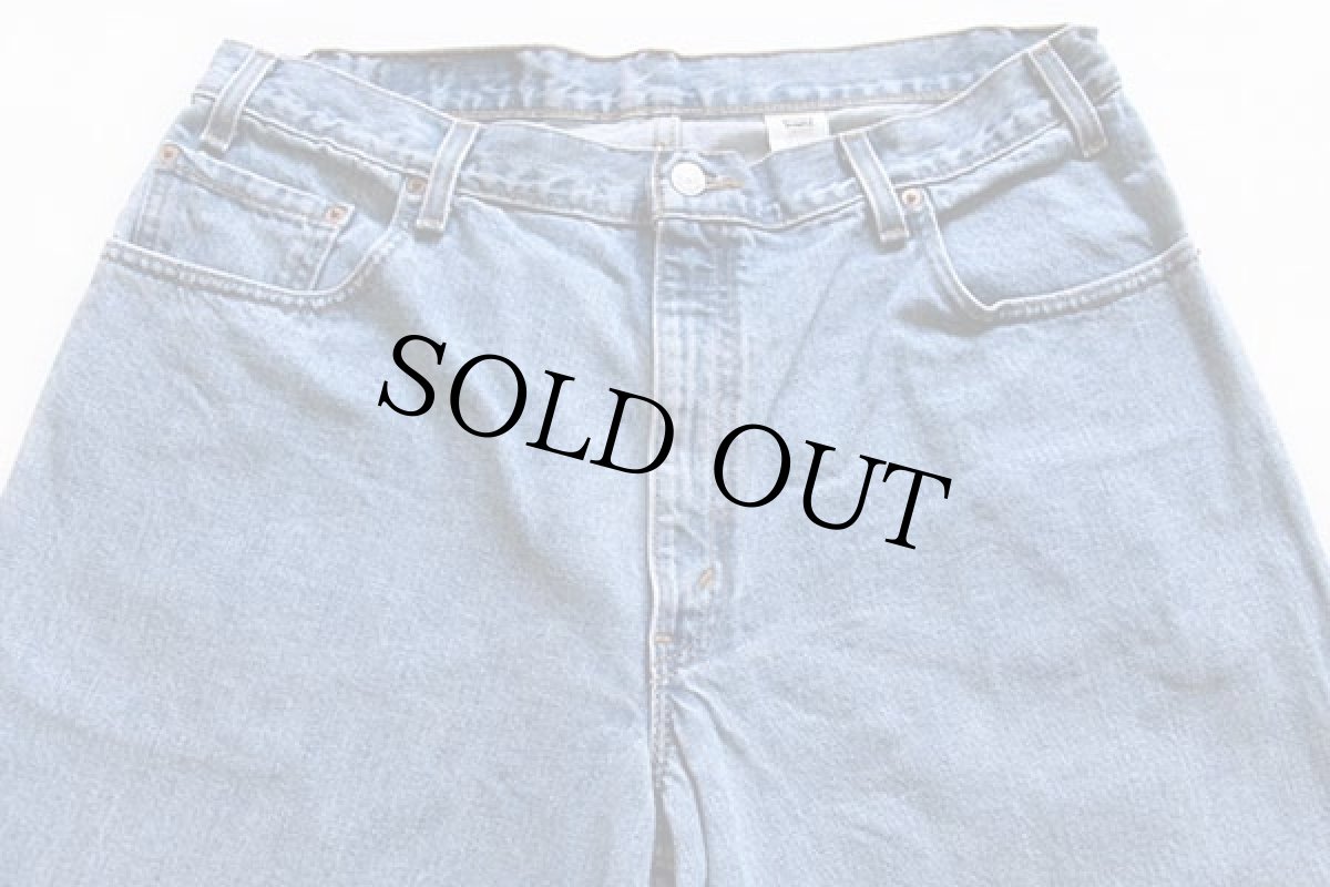 画像2: 00s USA製 Levi'sリーバイス 570 BAGGY FIT デニムパンツ w36 L34 (2)