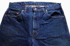 画像2: 80s USA製 Levi'sリーバイス 505 黒カン デニムパンツ w36 L34 (2)