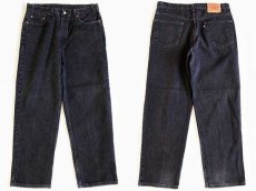 画像1: 90s カナダ製 Levi'sリーバイス 550 ブラック デニムパンツ w36 L30 (1)