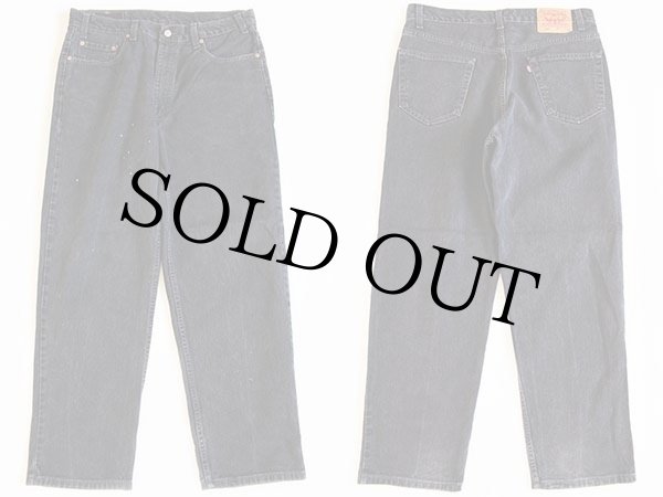 90s カナダ製 Levi'sリーバイス 550 ブラック デニムパンツ w36