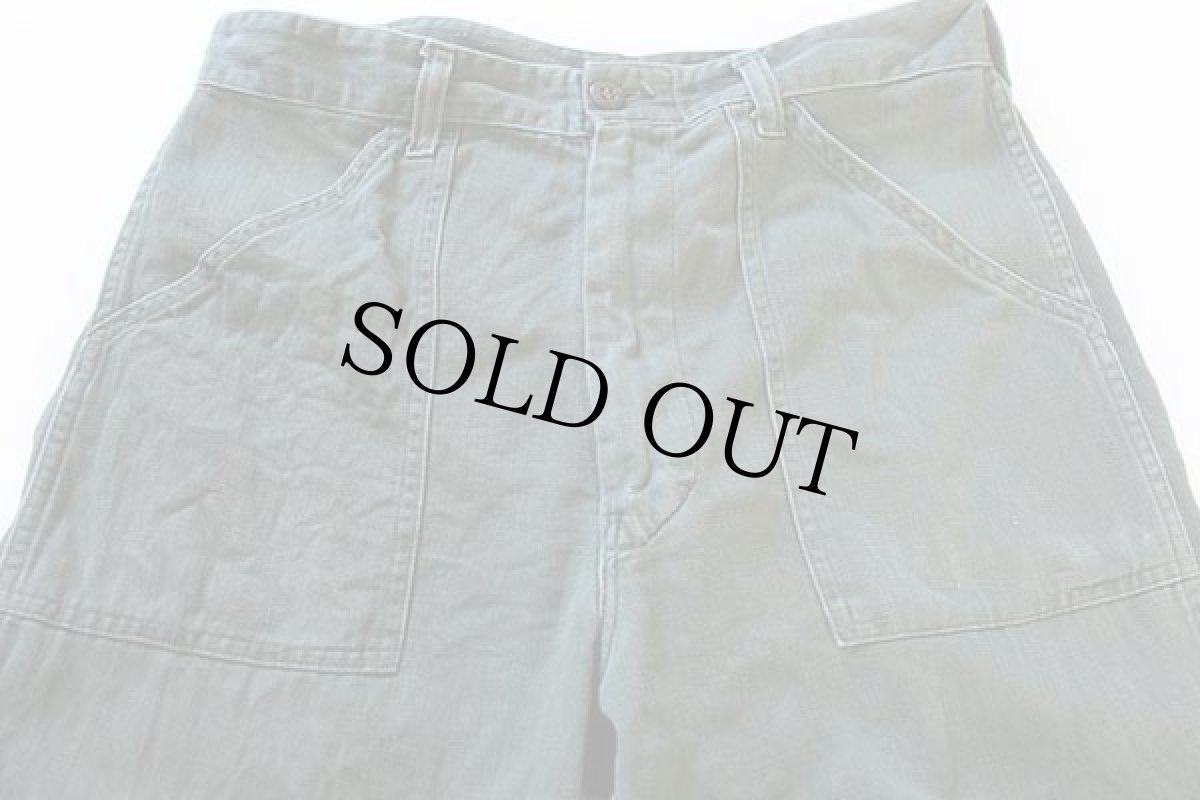 画像2: 60s ユーティリティ ベイカーパンツ w32 (2)