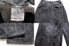 画像3: 90s DOCKERSドッカーズ ツータック コットン トラウザーズ チャコールグレー w33 L30★Levi'sリーバイス (3)