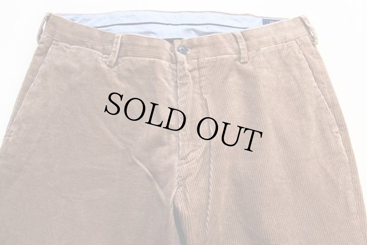 画像2: ポロ ラルフローレン 太畝 コーデュロイパンツ 薄茶 w34 L30★スラックス (2)