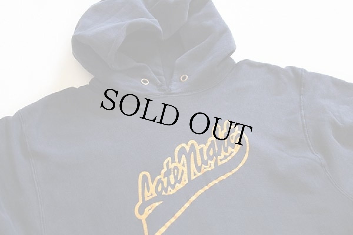 画像3: 80s USA製 Championチャンピオン Latenight リバースウィーブ スウェットパーカー 紺 XL (3)