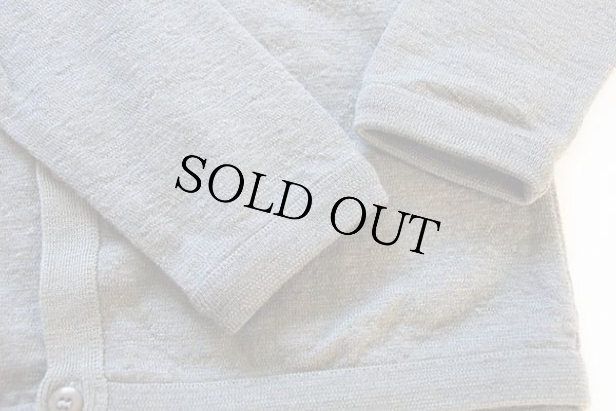 画像6: 未使用★デンマーク製 S.N.S. HERNING ウールニット カーディガン triple grey blend S (6)