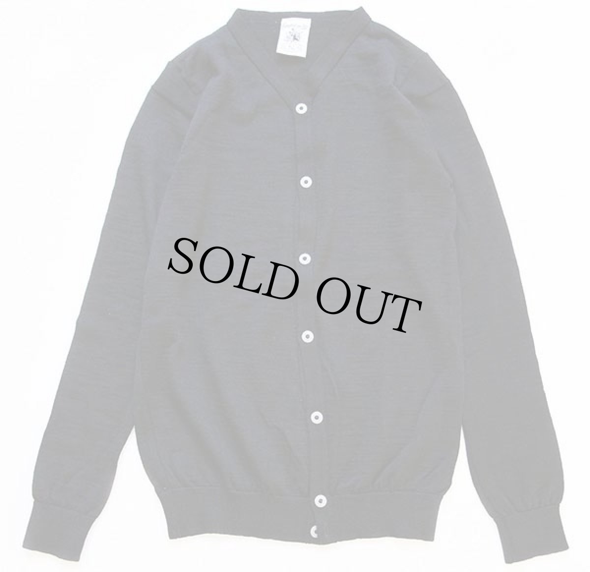 画像2: デンマーク製 S.N.S. HERNING ウールニット カーディガン 黒 S (2)