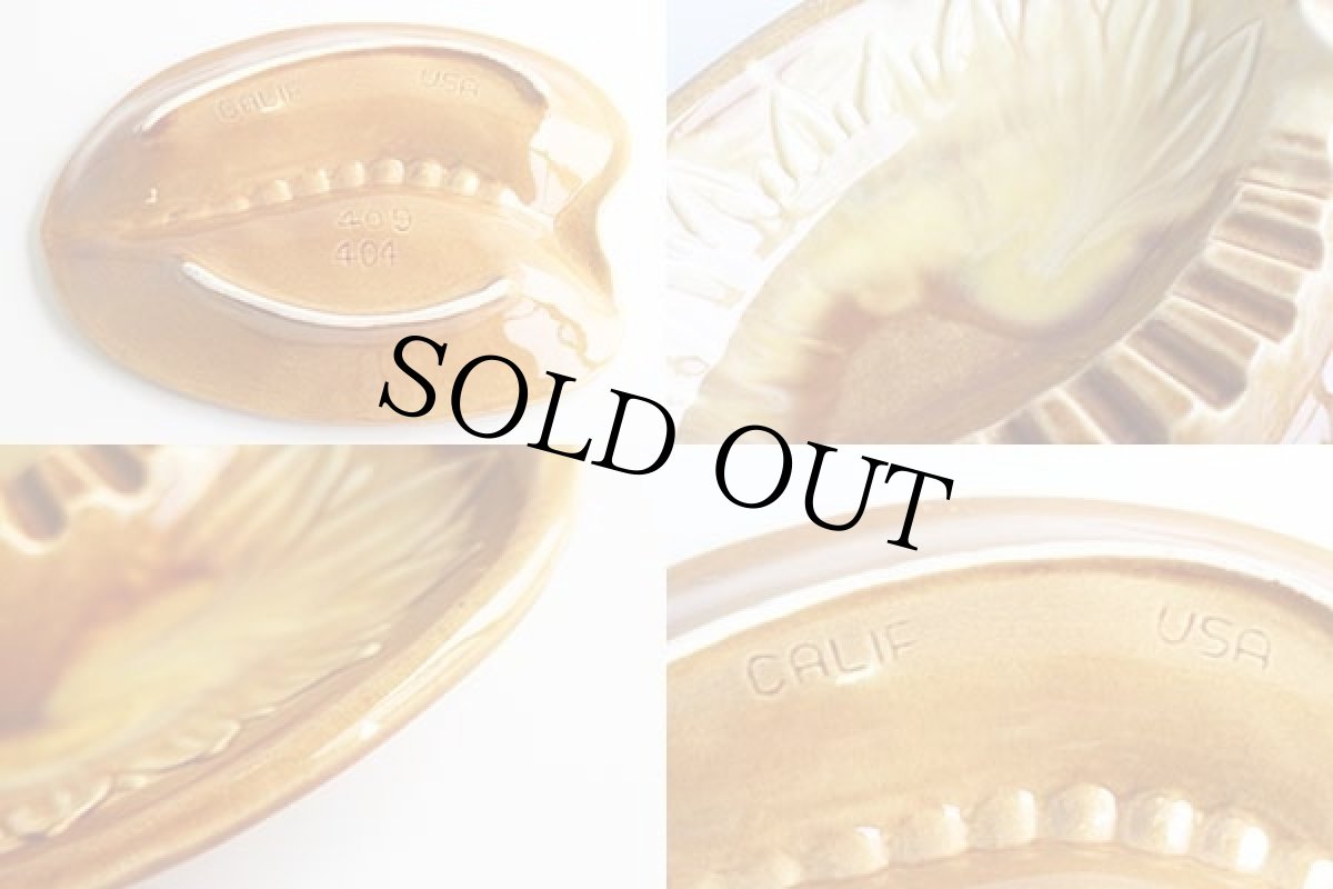 画像3: ビンテージ CALIF USA セラミック アッシュトレイ★B 灰皿 (3)