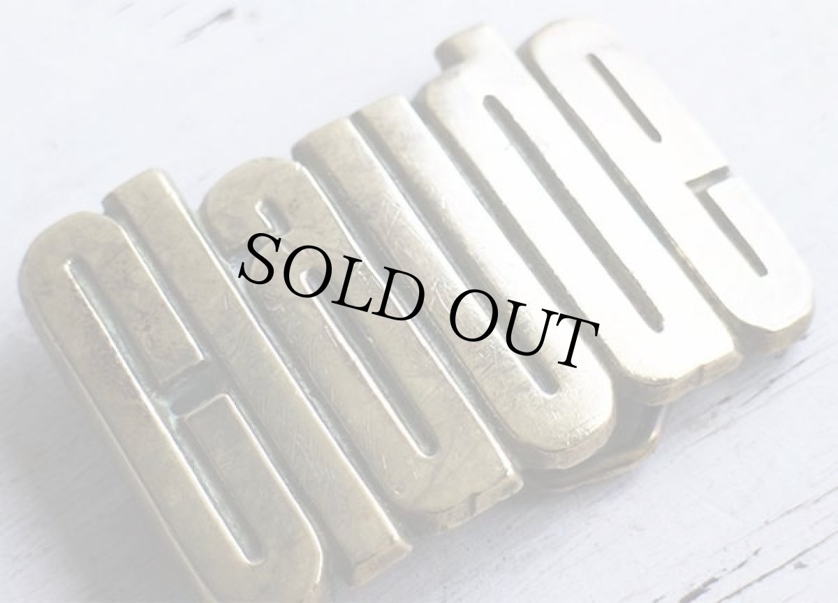 画像3: 70s Claude ネーム ブラス バックル (3)