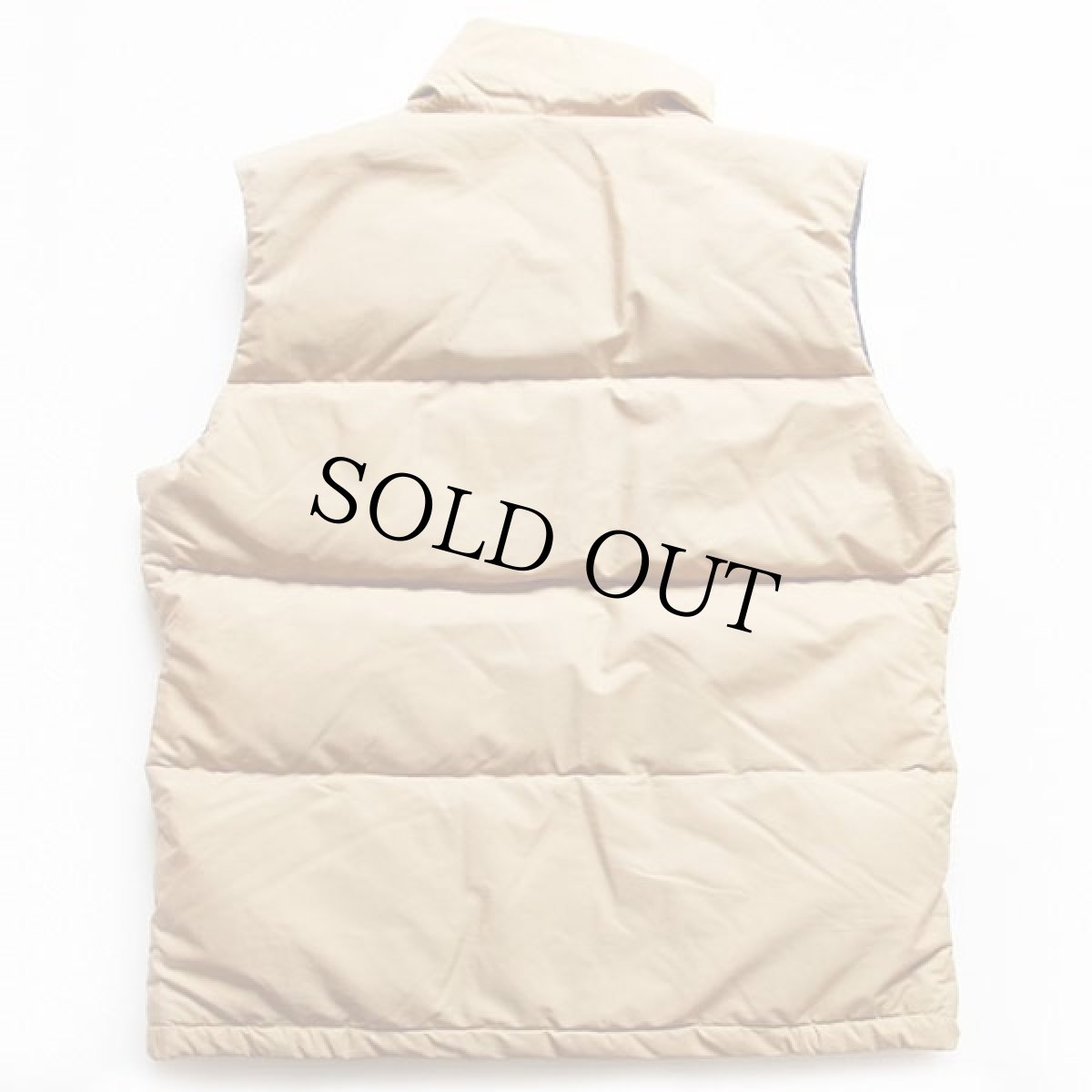 画像2: 80s USA製 THE NORTH FACEノースフェイス 茶タグ ダウンベスト タン L (2)