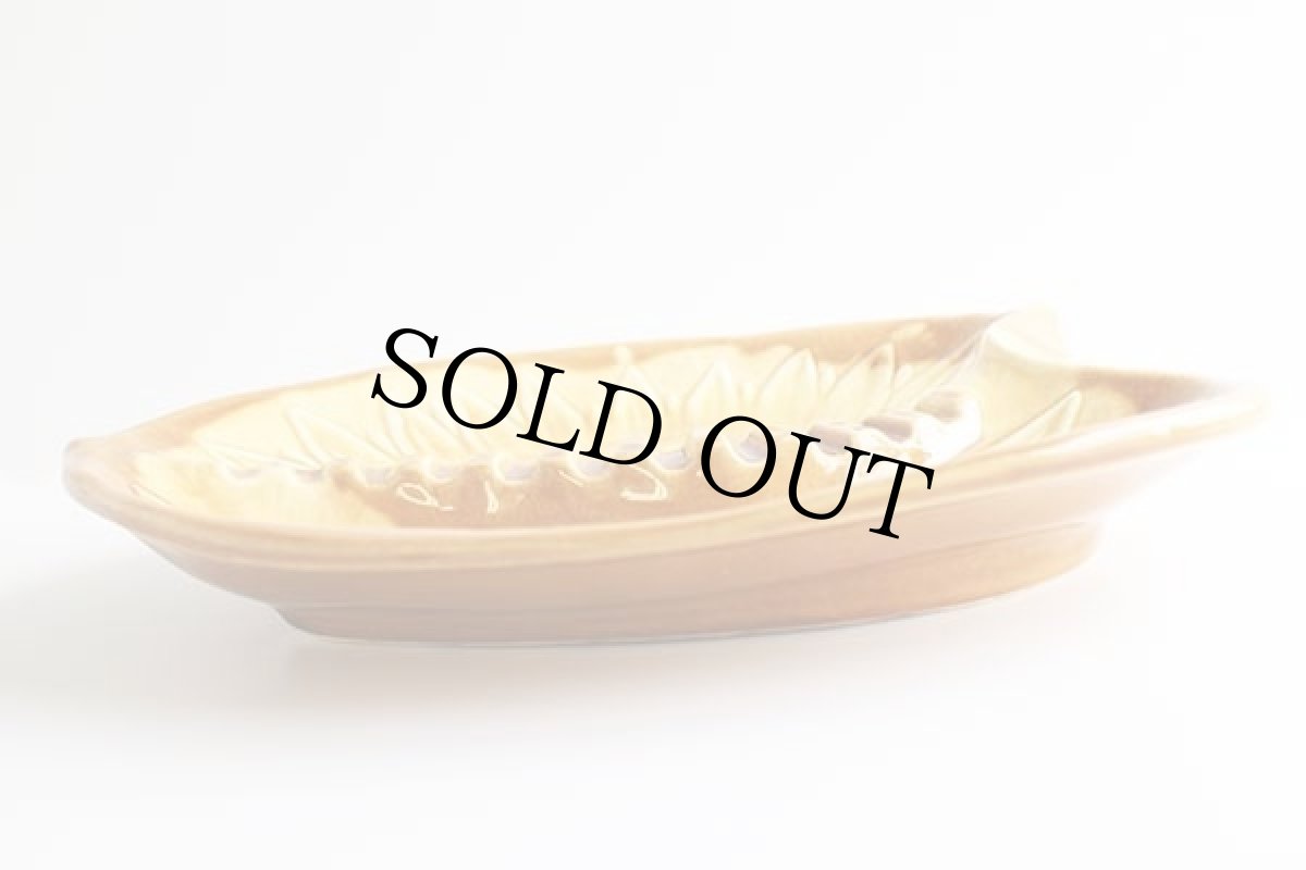 画像2: ビンテージ CALIF USA セラミック アッシュトレイ★B 灰皿 (2)