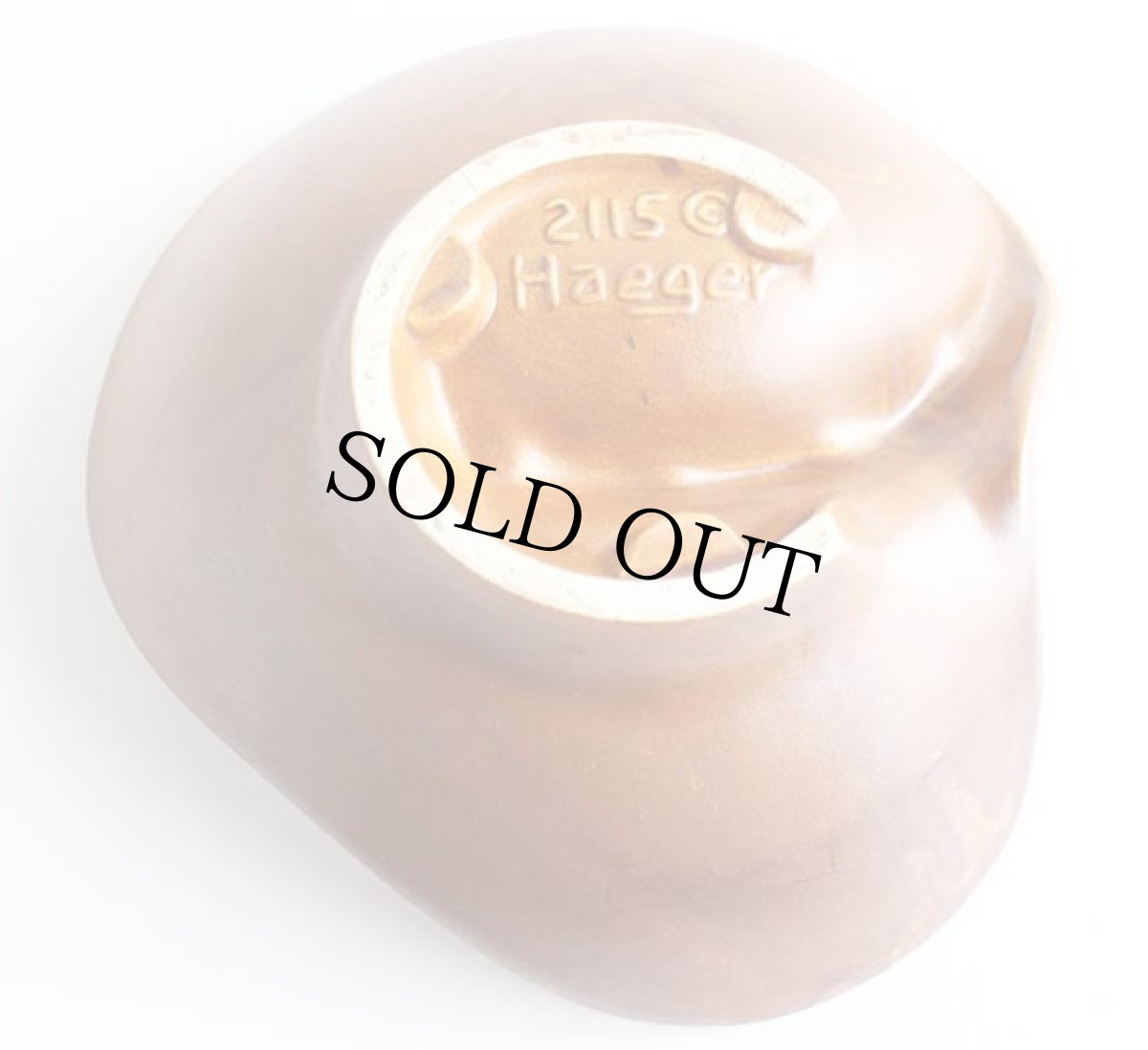 画像3: ビンテージ Haeger 2115 セラミック アッシュトレイ★灰皿 (3)