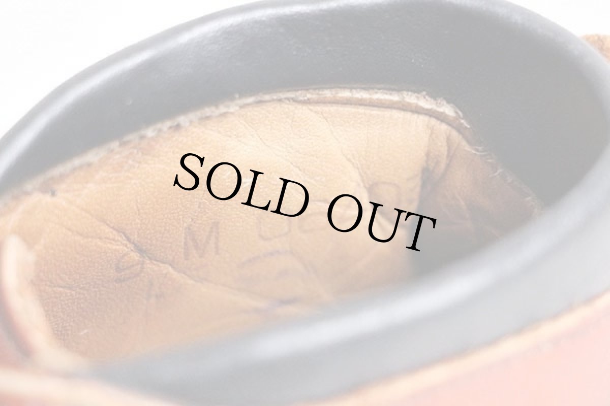 画像6: 70s USA製 REDWINGレッドウイング 825 犬タグ アイリッシュセッター マウンテンブーツ 赤茶 9M (6)